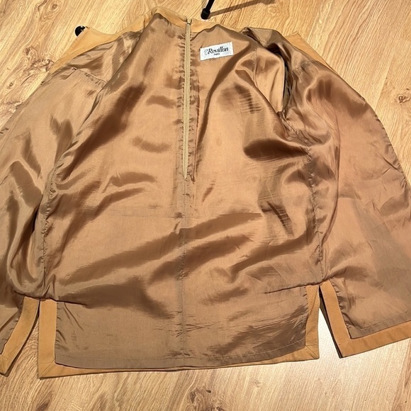 Revillon Paris Sz 8-10 Suede Open Jacket - Picture 11 of 11